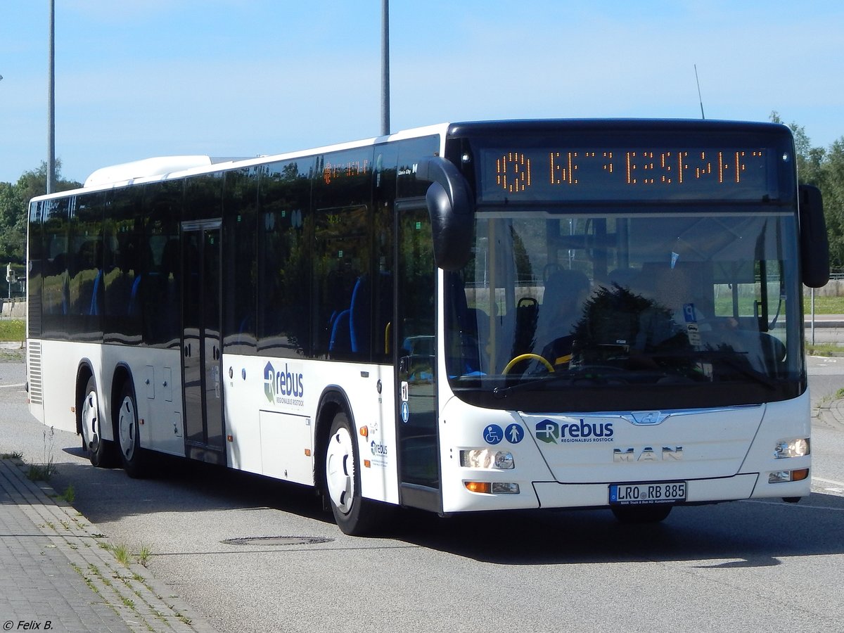 MAN Lion's City von Regionalbus Rostock in Rostock.