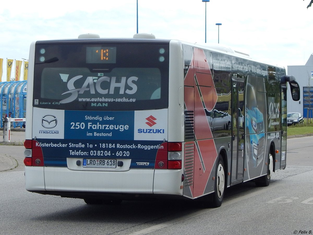 MAN Lion's City von Regionalbus Rostock in Rostock.