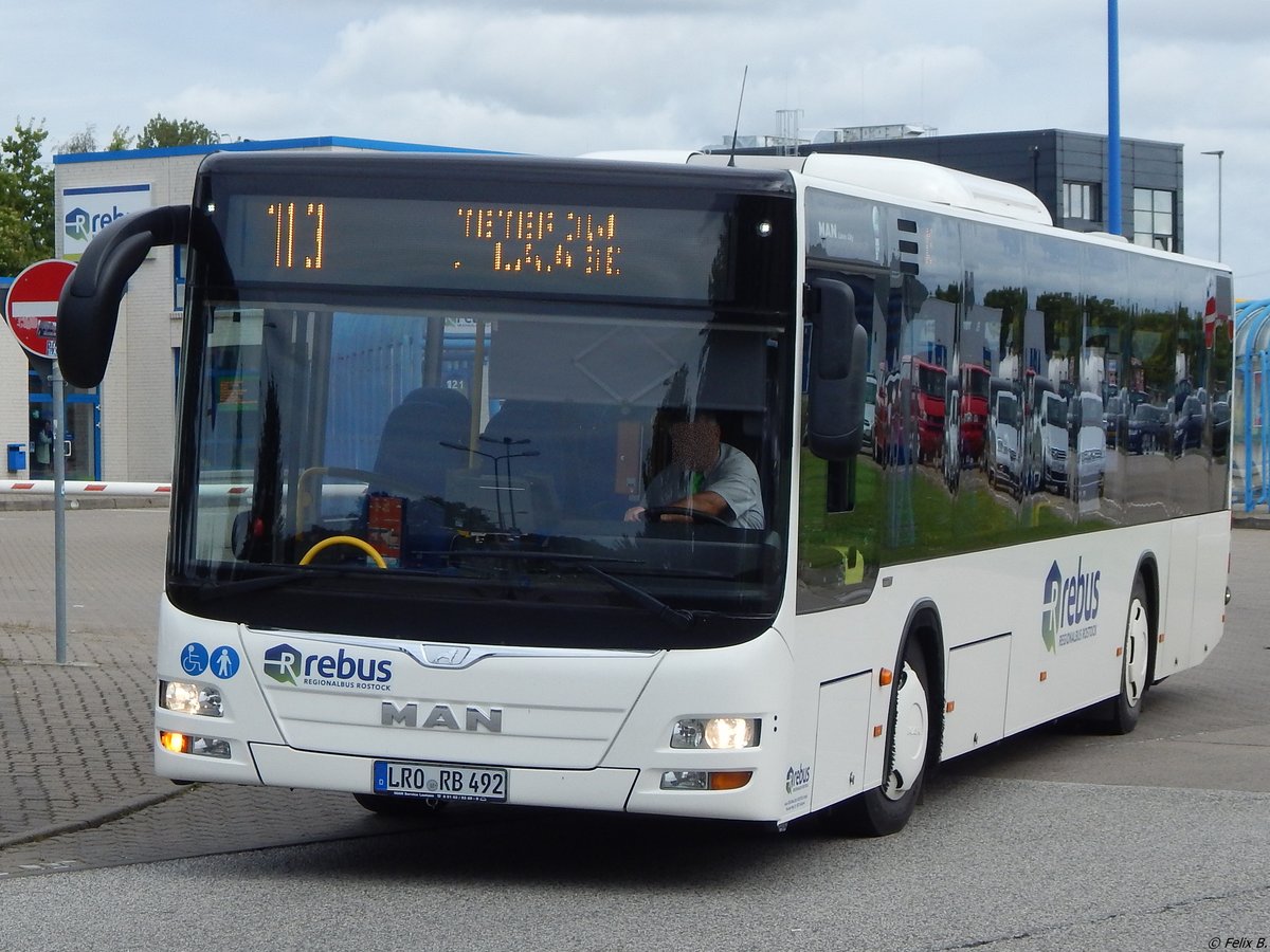 MAN Lion's City von Regionalbus Rostock in Rostock.