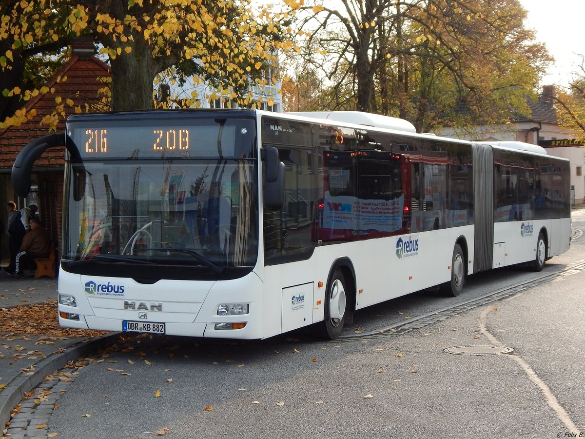 MAN Lion's City von Regionalbus Rostock in Güstrow. 