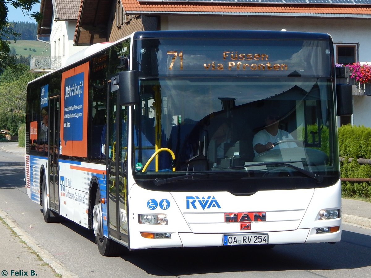 MAN Lion's City von Regionalverkehr Allgäu in Wertach.