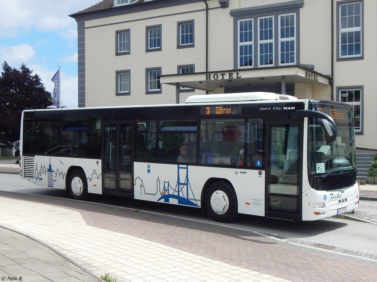 MAN Lion's City vom Reiseienst Teske aus Deutschland in Sassnitz.