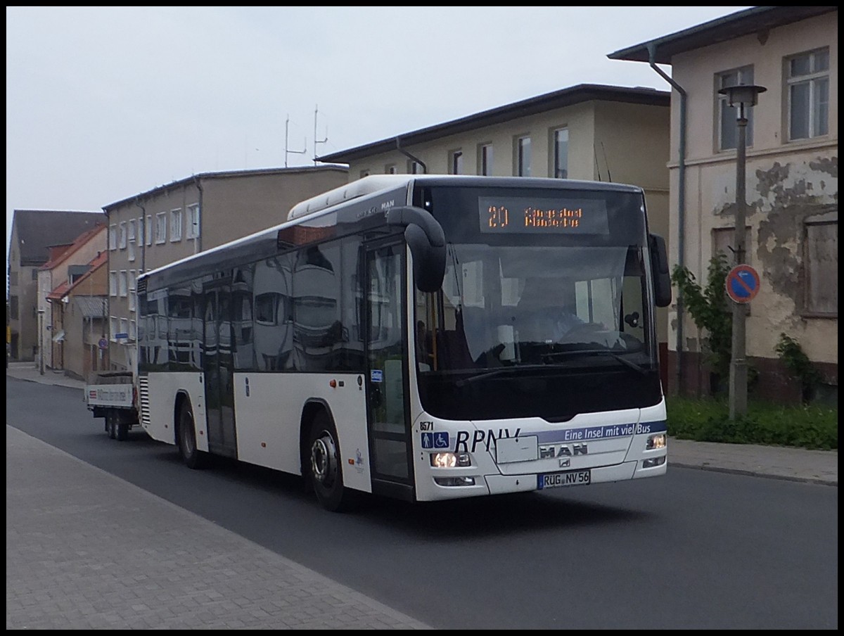 MAN Lion's City der RPNV in Sassnitz.