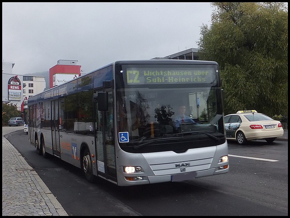 MAN Lion's City der Stdtische Nahverkehrs GmbH Suhl-Zella Mehlis in Suhl.