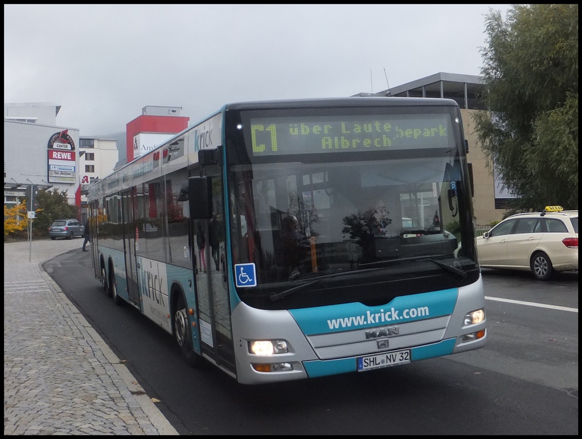 MAN Lion's City der Stdtische Nahverkehrs GmbH Suhl-Zella Mehlis in Suhl.