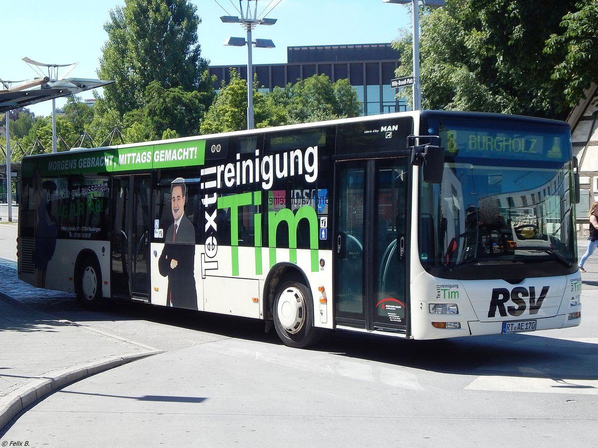 MAN Lion's City von Steinmaier-Aberle aus Deutschland in Reutlingen.