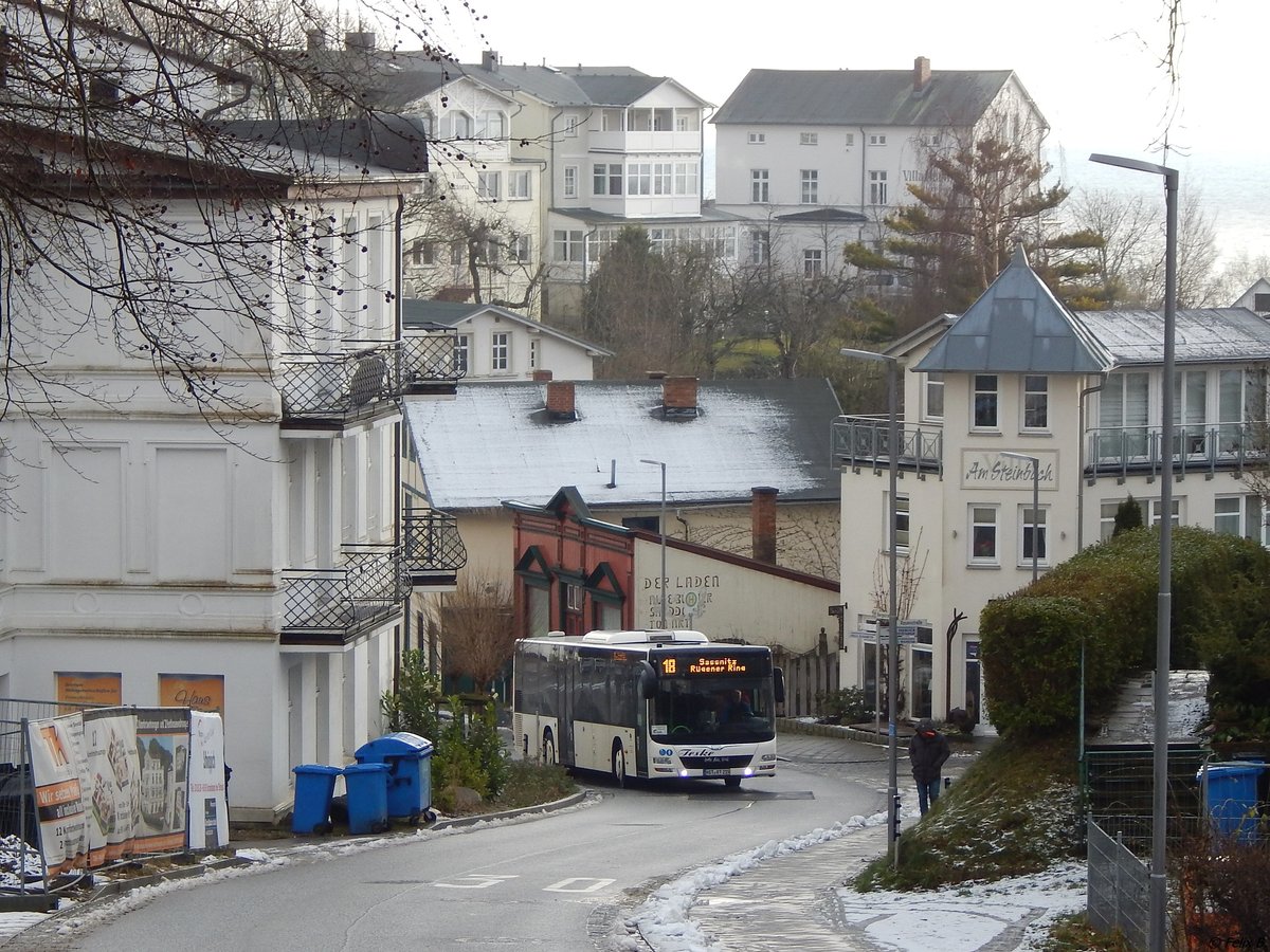 MAN Lion's City Ü vom Reisedienst Teske aus Deutschland in Sassnitz.