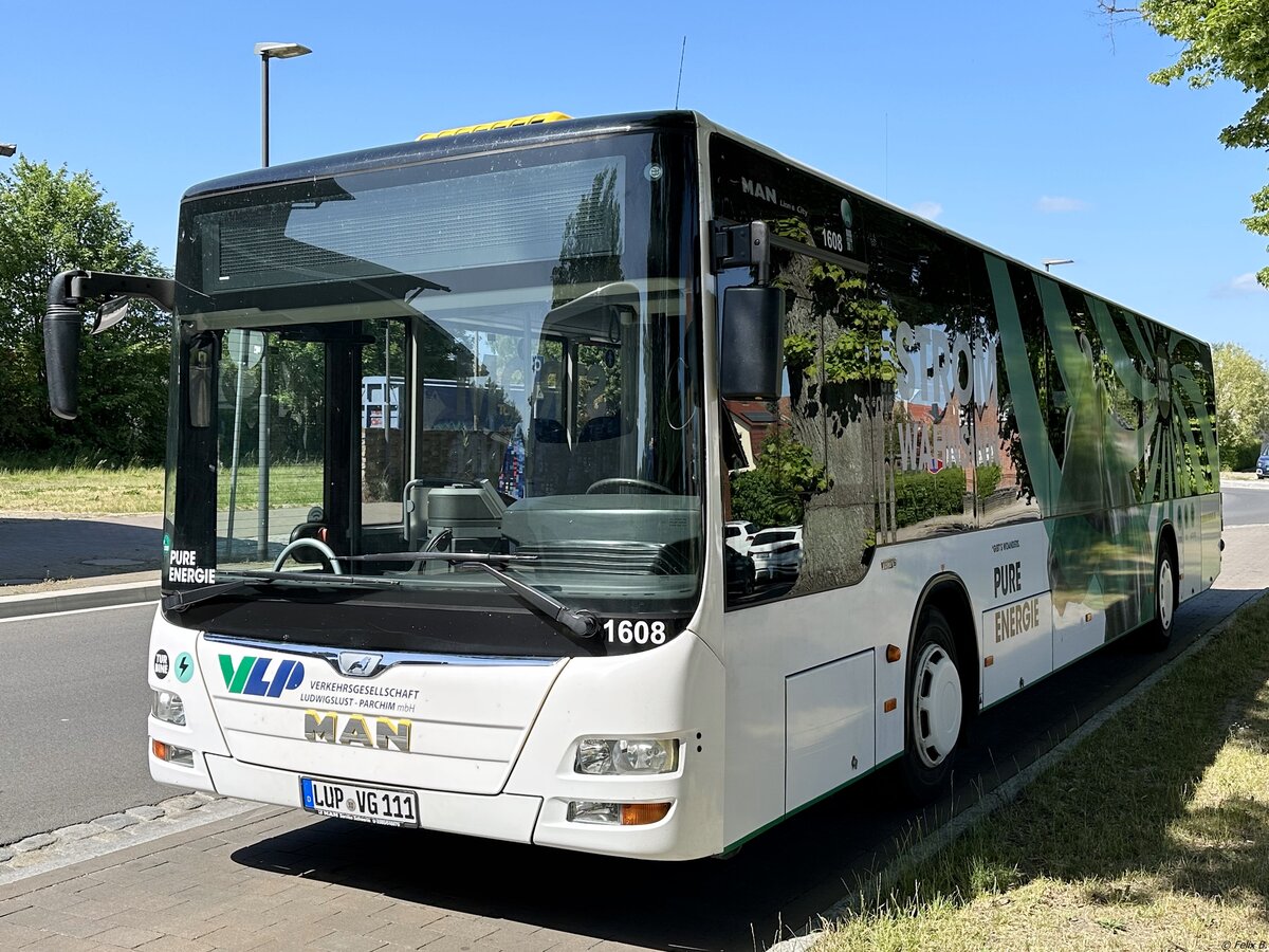 MAN Lion's City der Verkehrsgesellschaft Ludwigslust-Parchim mbH in Plau am See.