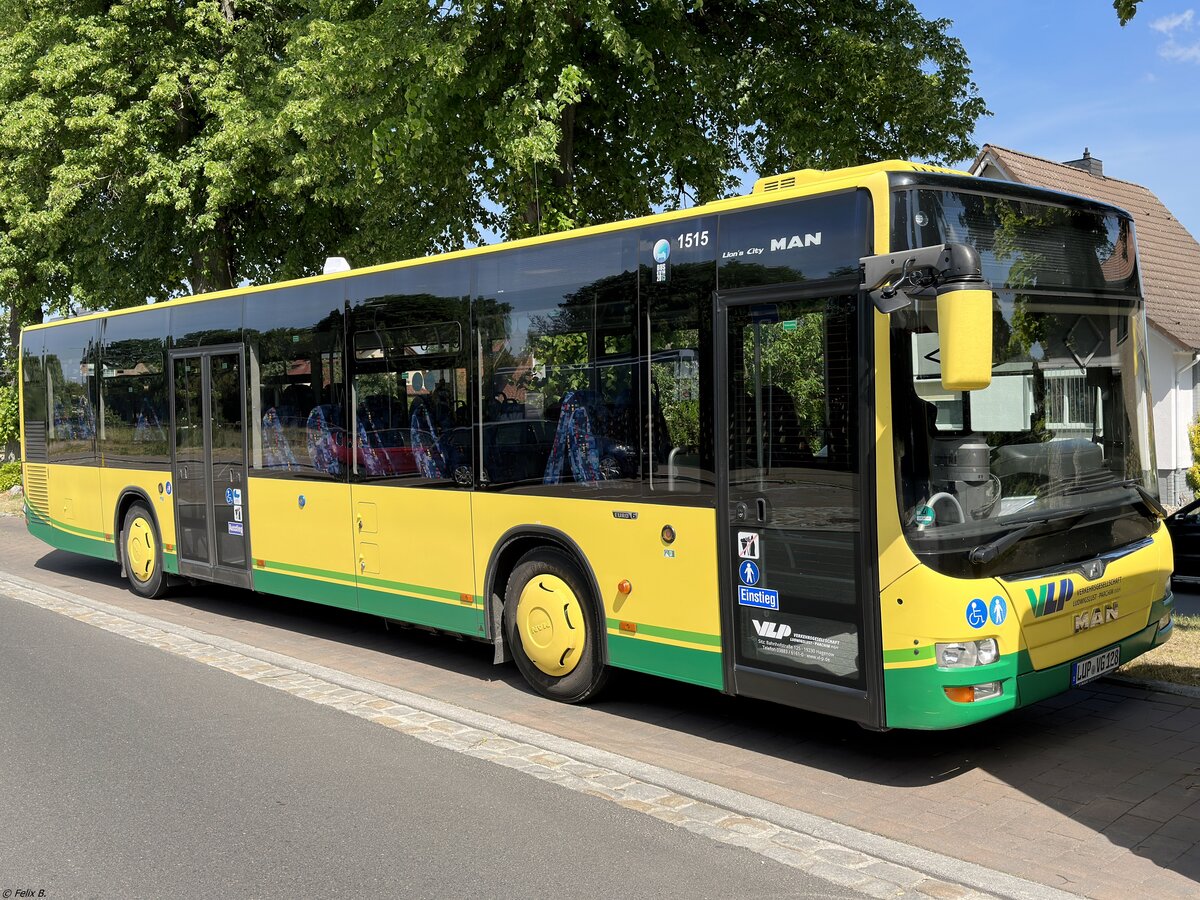 MAN Lion's City der Verkehrsgesellschaft Ludwigslust-Parchim mbH in Plau am See.