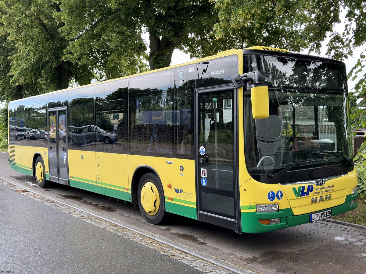 MAN Lion's City der Verkehrsgesellschaft Ludwigslust-Parchim mbH in Plau am See.