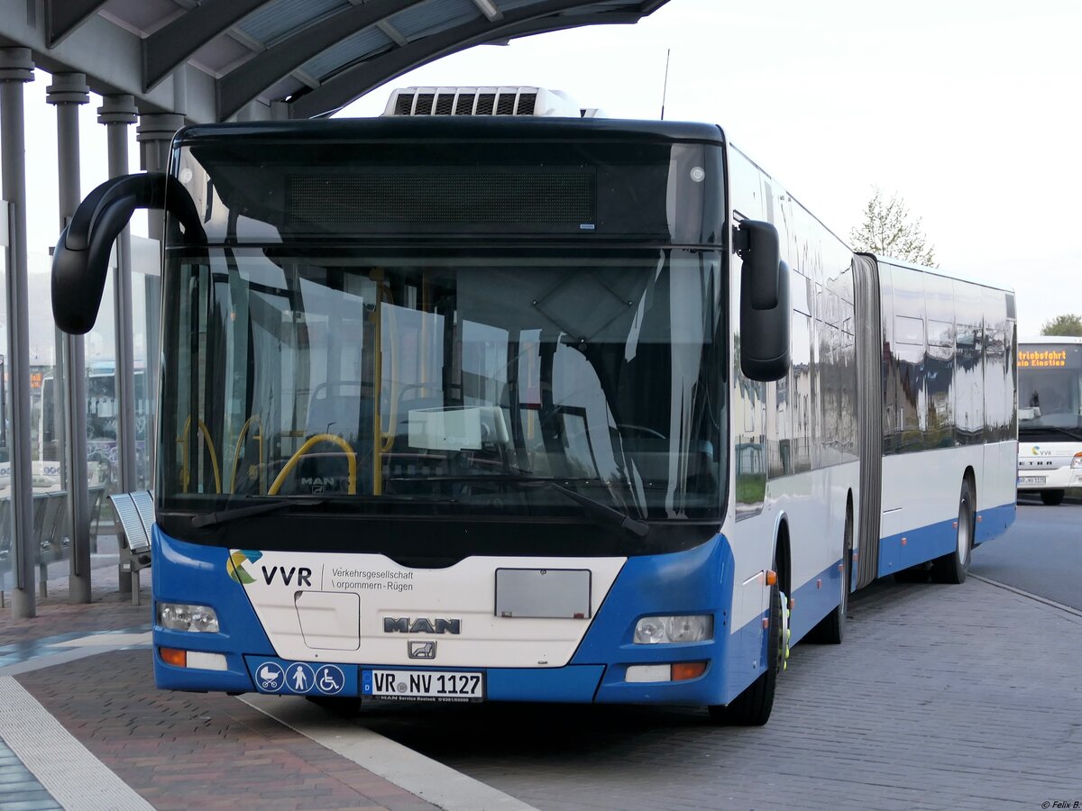 MAN Lion's City der VVR (ex Rostocker Straßenbahn AG (RSAG)) in Sassnitz.