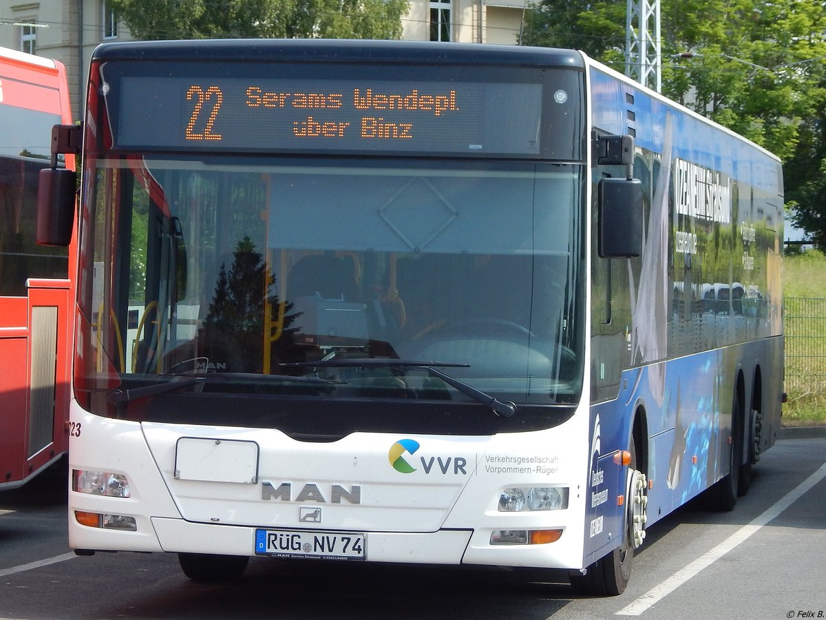 MAN Lion's City der VVR in Sassnitz.