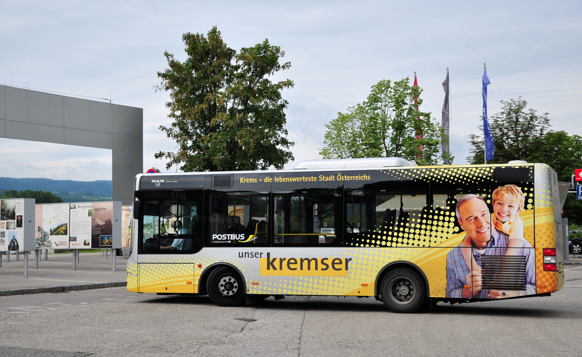 MAN Lions City,Stadtbus von Krems an der Donau im Dienste der BB in Krems unterwegs.