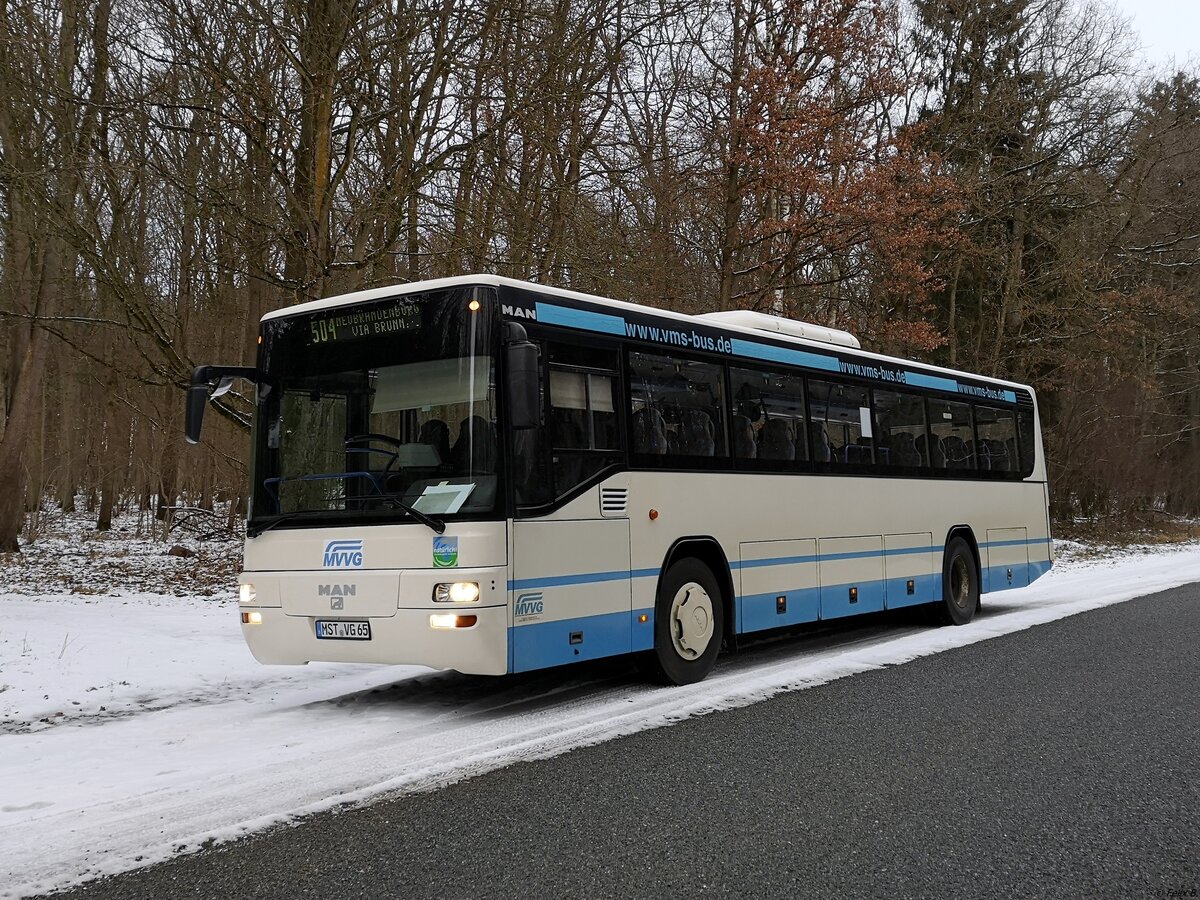 MAN Lion's Classic der MVVG zwischen Dahlen und Roggenhagen.