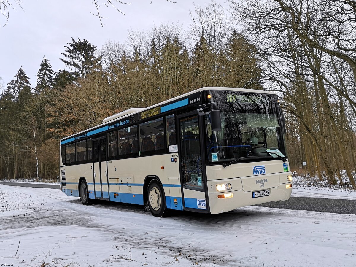 MAN Lion's Classic der MVVG zwischen Dahlen und Roggenhagen.