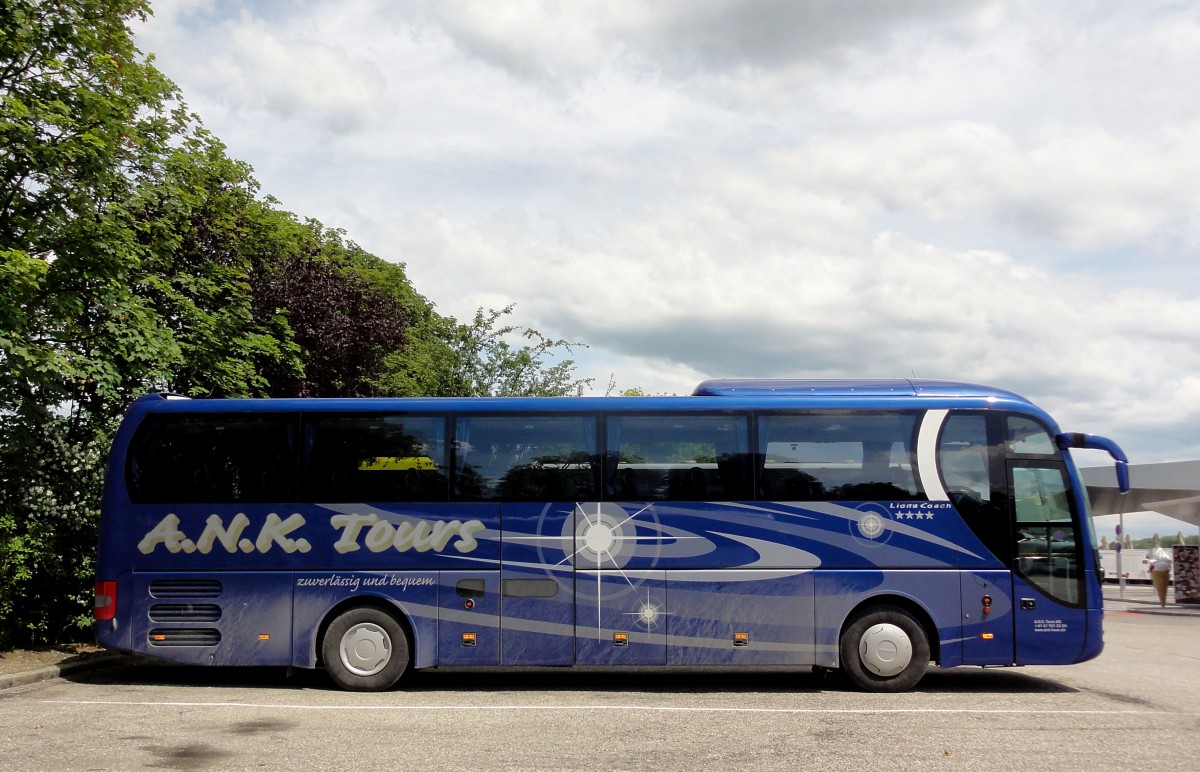 MAN LIONs COACH von A.N.K. Tours aus der Schweiz am 11.6.2013 in Krems.