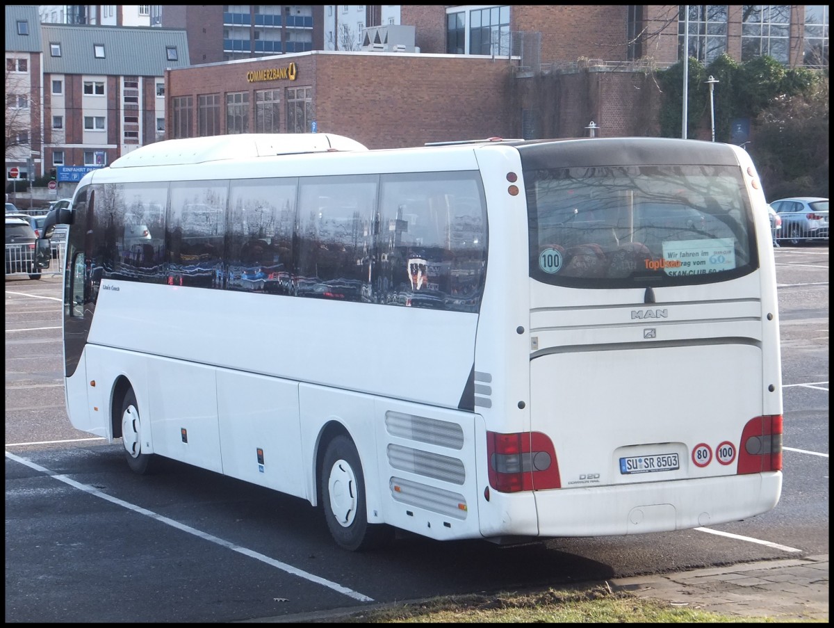 MAN Lion's Coach aus Deutschland in Rostock.