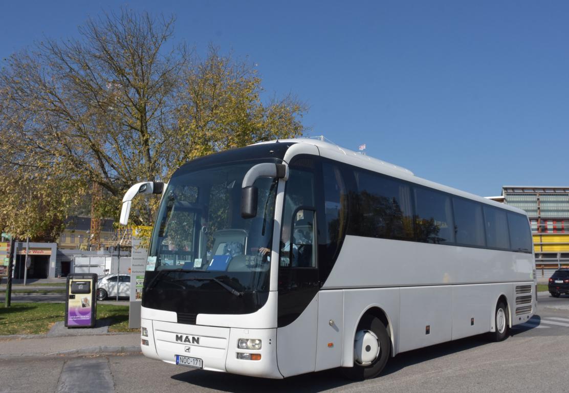 MAN Lion`s Coach aus Ungarn 09/2017 in Krems.