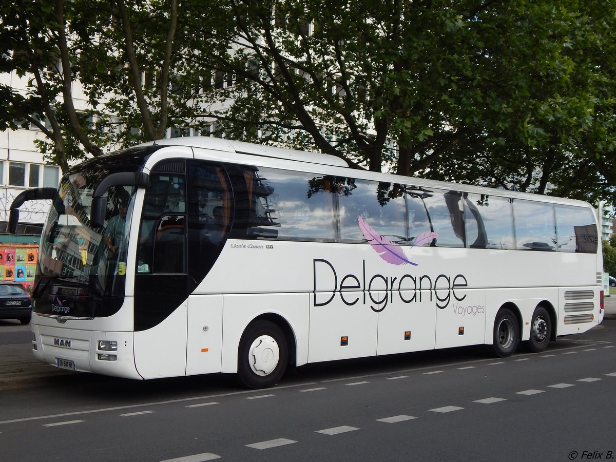 MAN Lion's Coach von Delgrange Voyages aus Frankreich in Berlin.