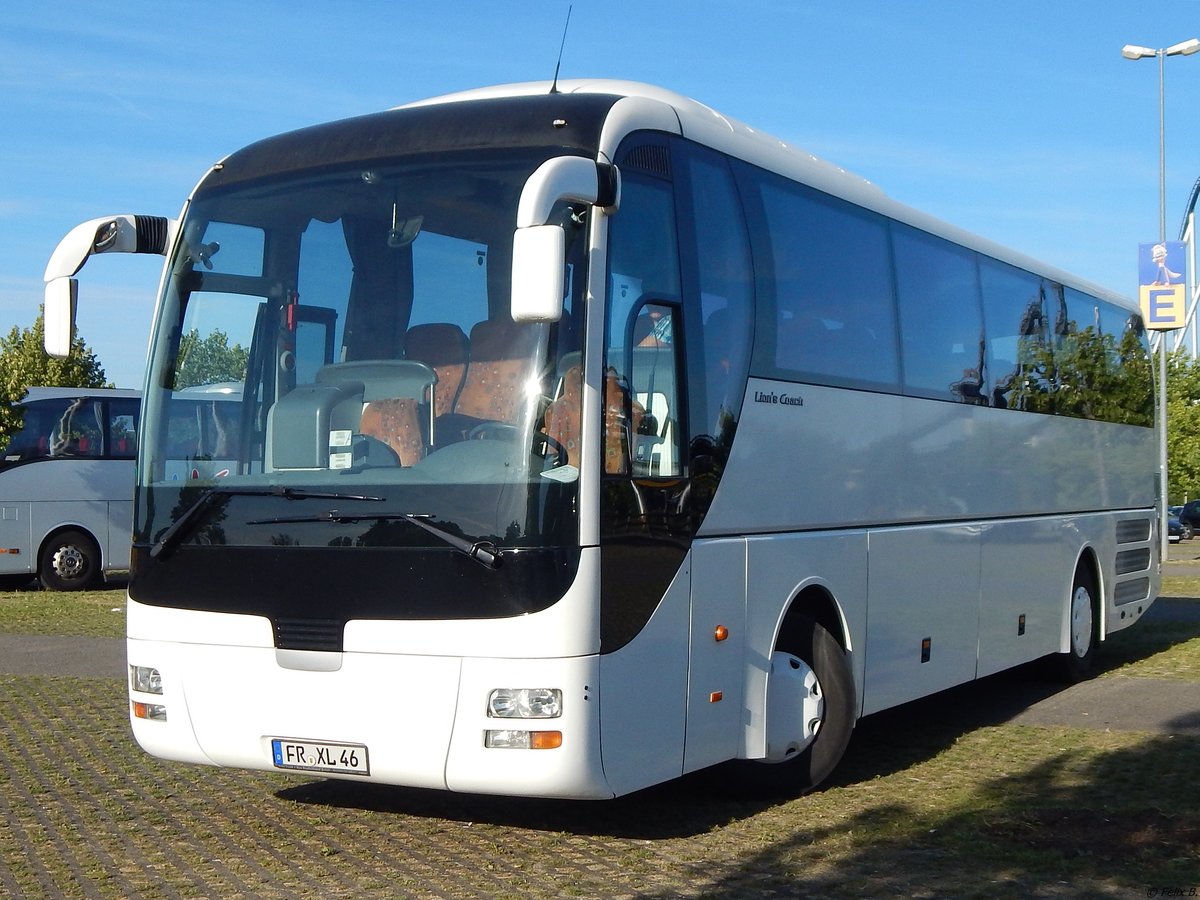 MAN Lion's Coach von Euro-Studio aus Deutschland am Europapark Rust.