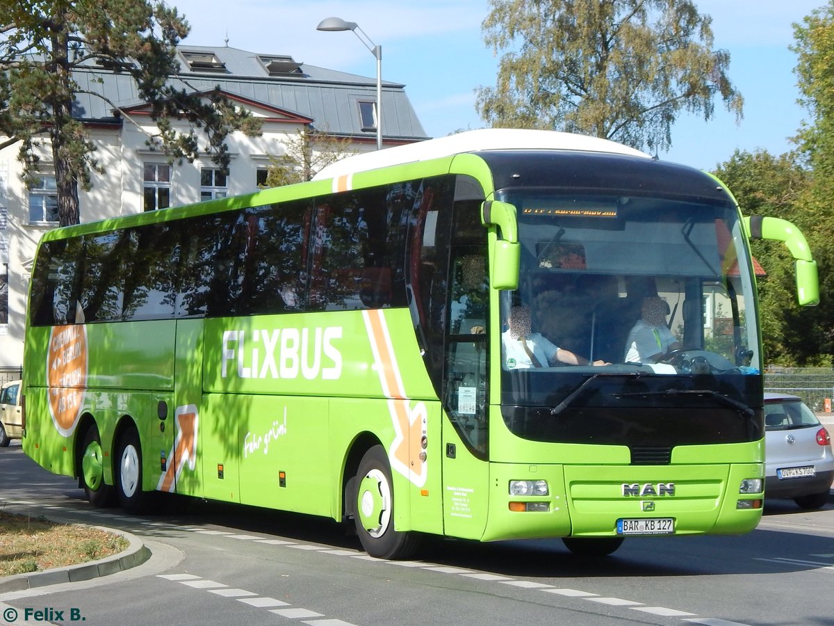 MAN Lion's Coach von Flixbus/Karsten Brust aus Deutschland in Greifswald.