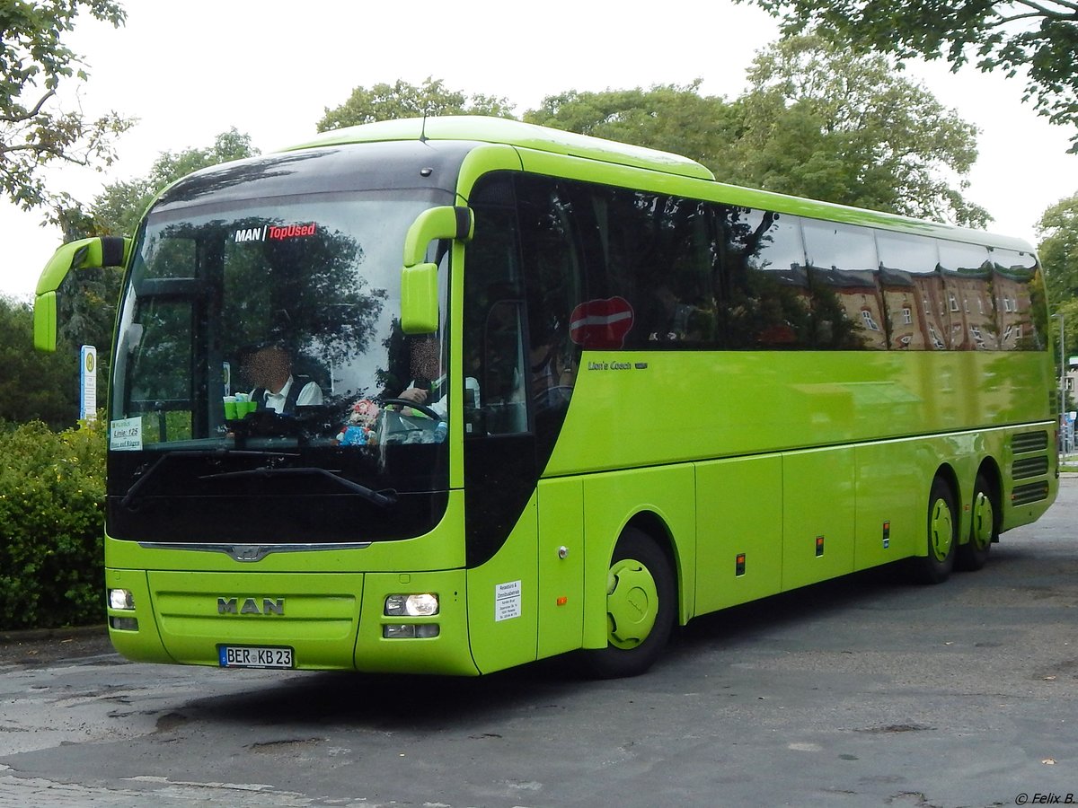 MAN Lion's Coach von FlixBus/Karsten Brust aus Deutschland in Stralsund.