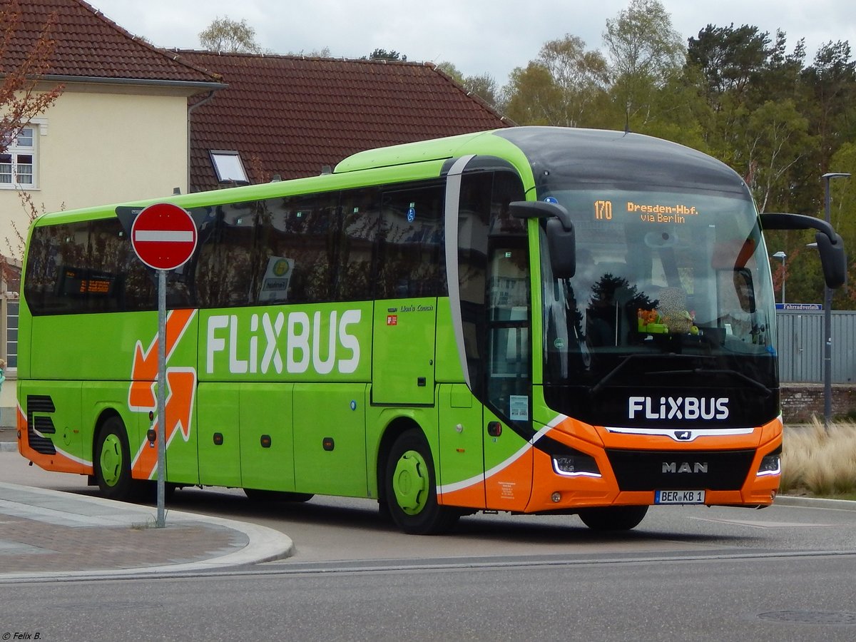 MAN Lion's Coach von FlixBus/Karsten Brust aus Deutschland in Binz. 