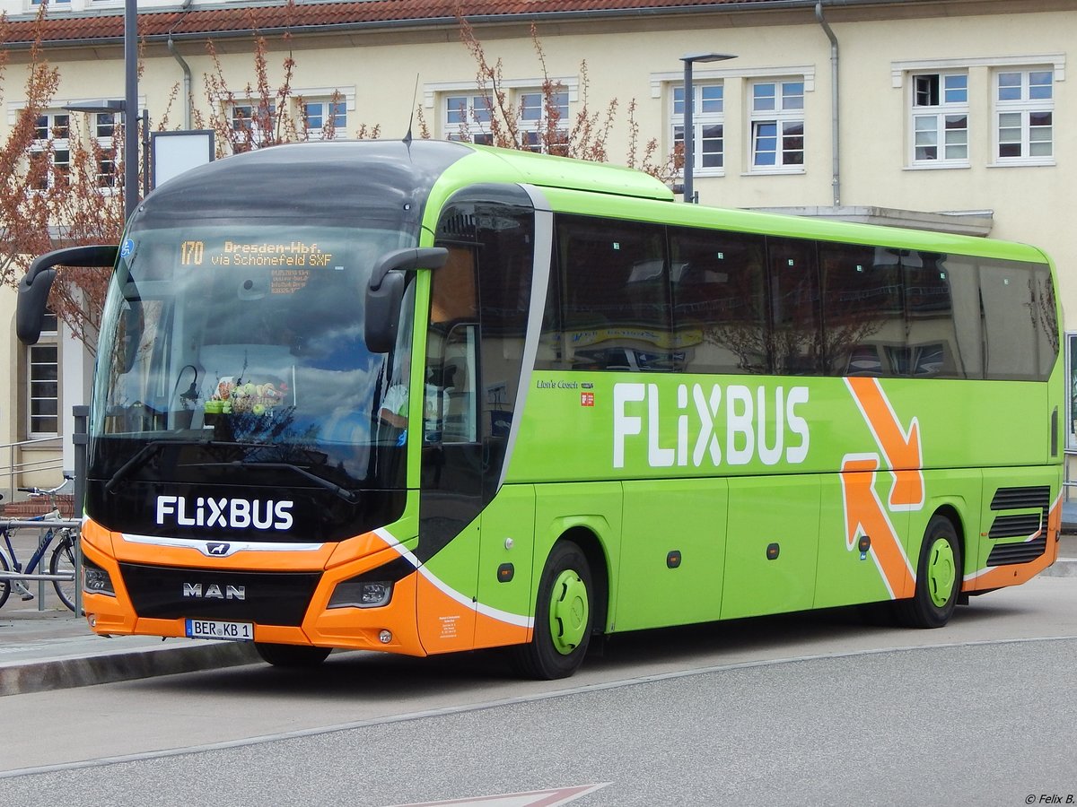 MAN Lion's Coach von FlixBus/Karsten Brust aus Deutschland in Binz. 