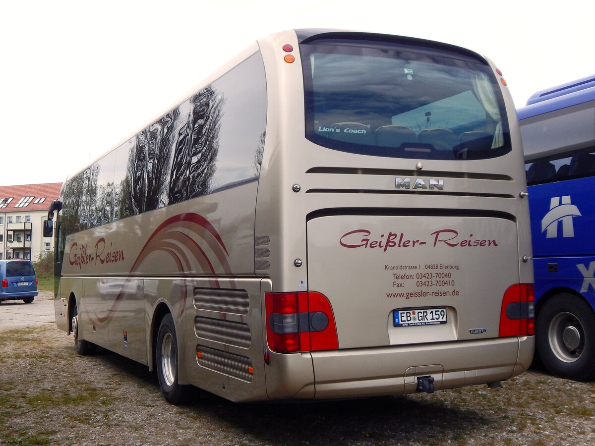 MAN Lion's Coach von Geißler-Reisen aus Deutschland in Sassnitz.