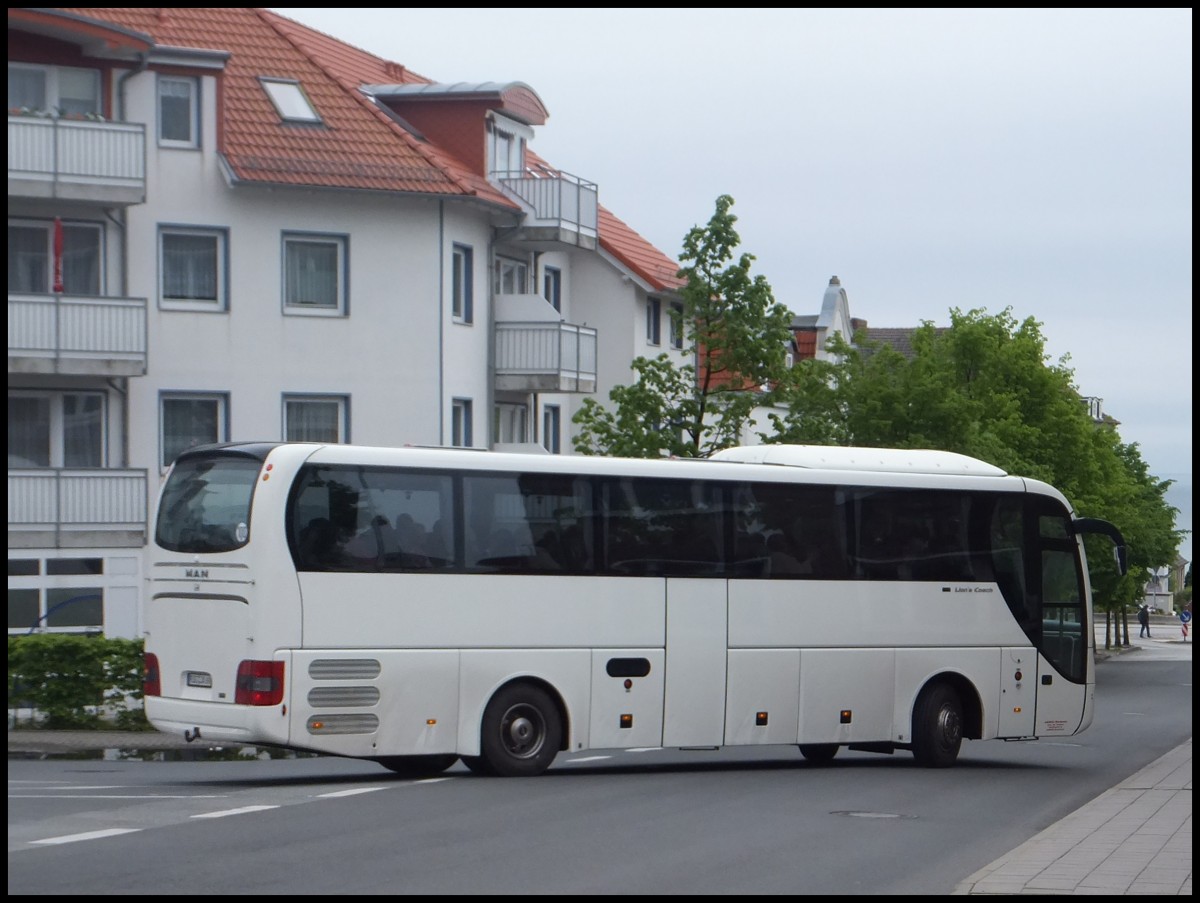 MAN Lion's Coach von Jabo aus Deutschland in Sassnitz.