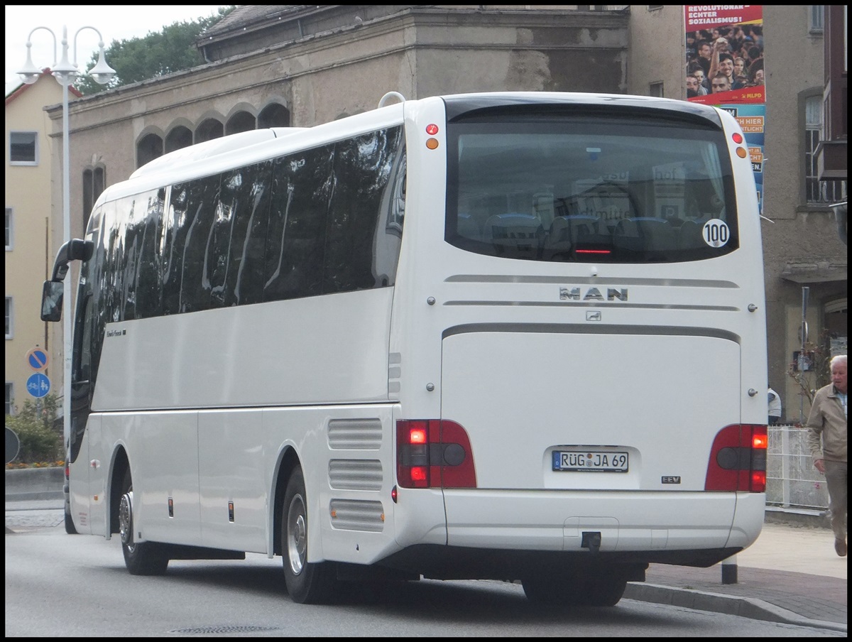 MAN Lion's Coach von Jabo aus Deutschland in Sassnitz.