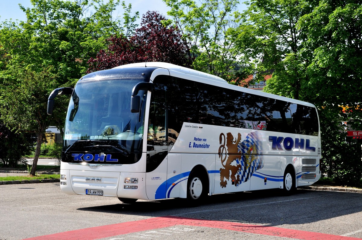 MAN Lions Coach von KOHL Reisen aus Deutschland am 21.Mai 2014 in Krems gesehen.