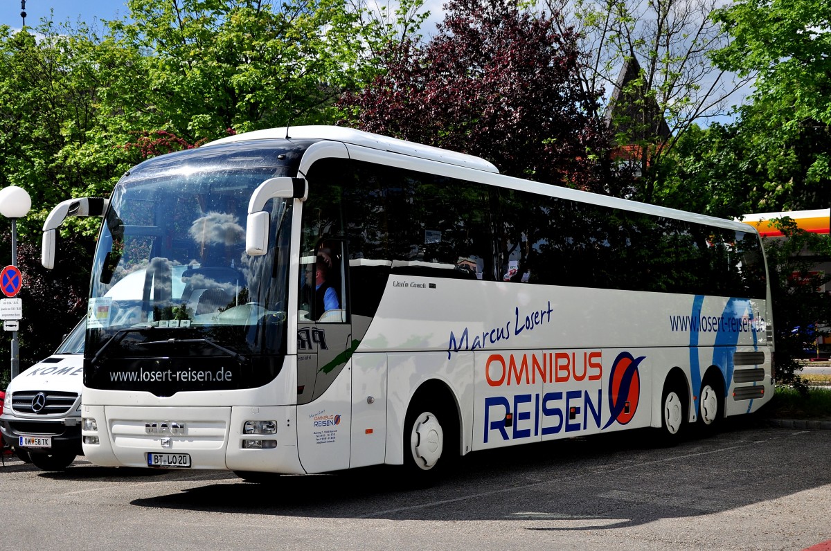 MAN Lions Coach von Losert Reisen aus Deutschland im Mai 2014 in Krems gesehen.