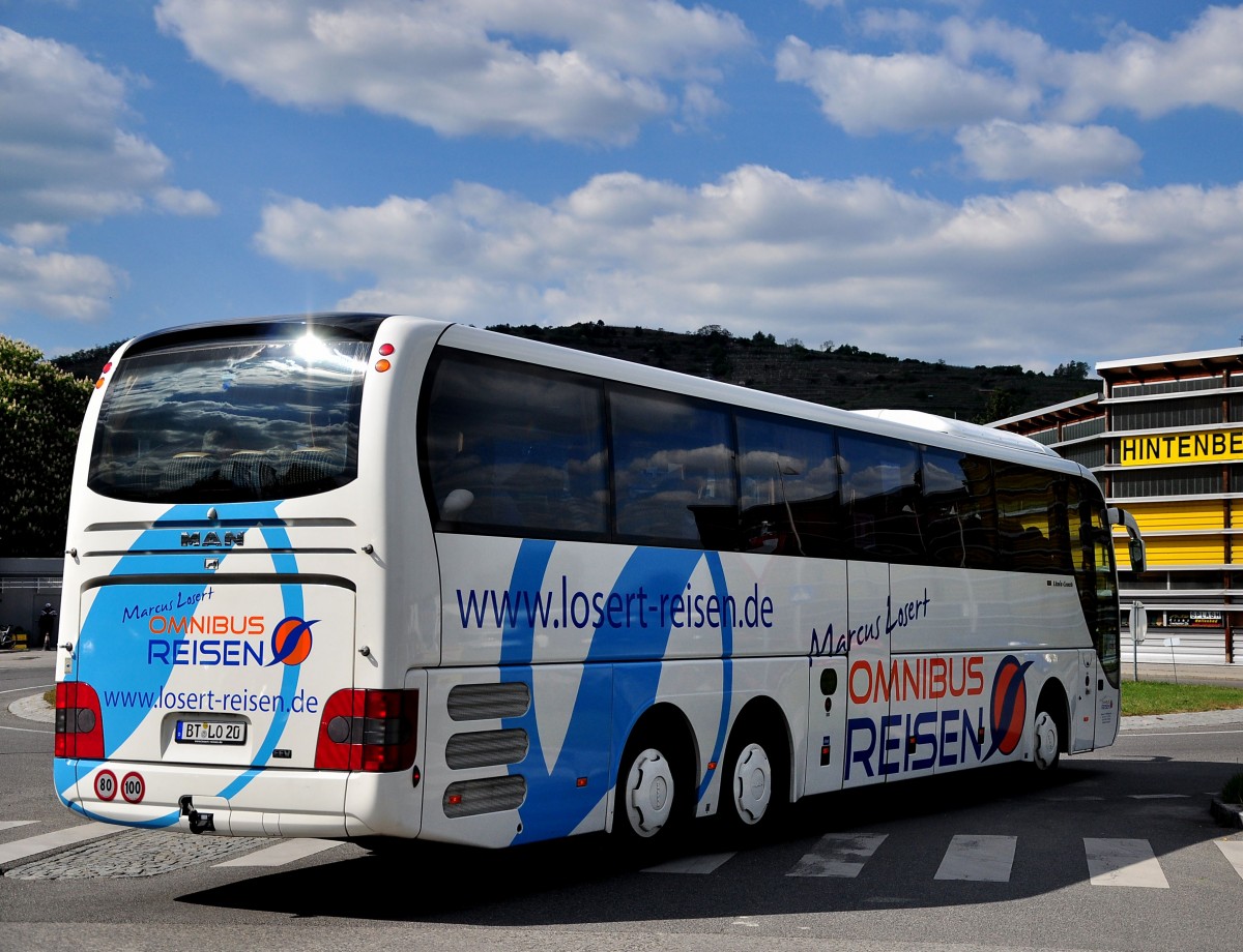 MAN Lions Coach von Losert Reisen aus Deutschland im Mai 2014 in Krems gesehen.