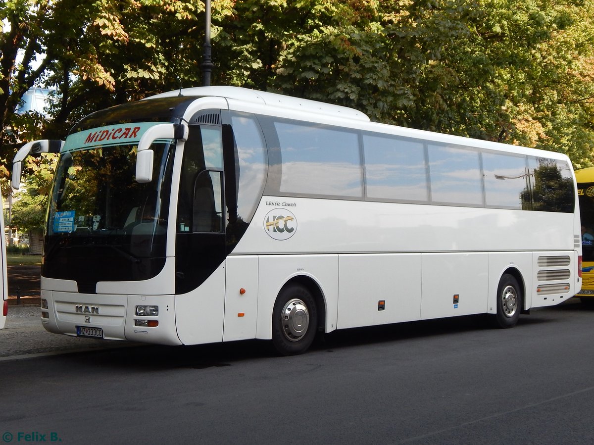 MAN Lion's Coach von Midicar aus der Slowakei in Berlin.