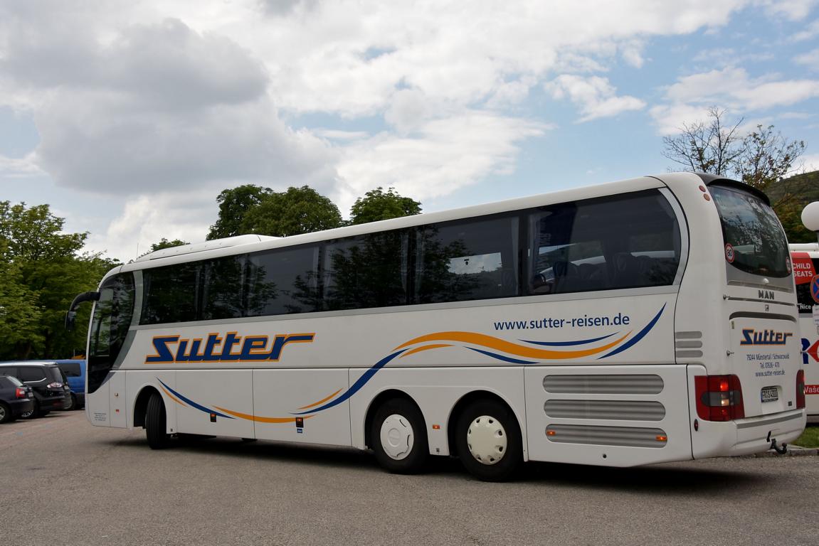 MAN Lion`s Coach von Sutter Reisen aus der BRD im Mai 2018 in Krems.