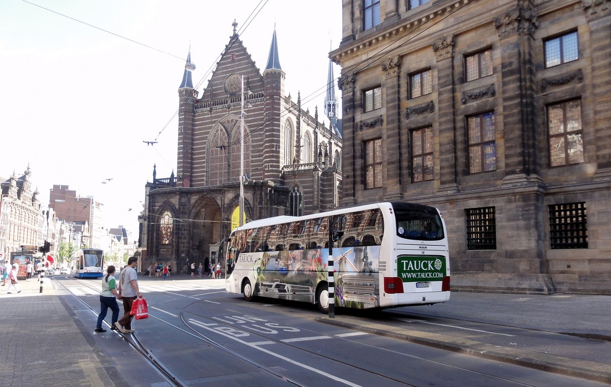 MAN Lions Coach von TAUCK aus der BRD im Juli 2014 in Amsterdam gesehen.