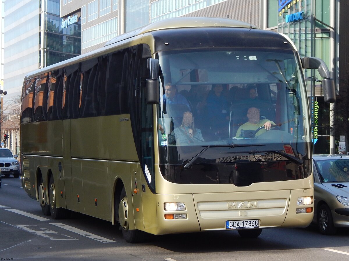 MAN Lion's Coach von Usługi Transportowe 'Marko' Przewóz Osób Marek Stachurski aus Polen in Berlin.