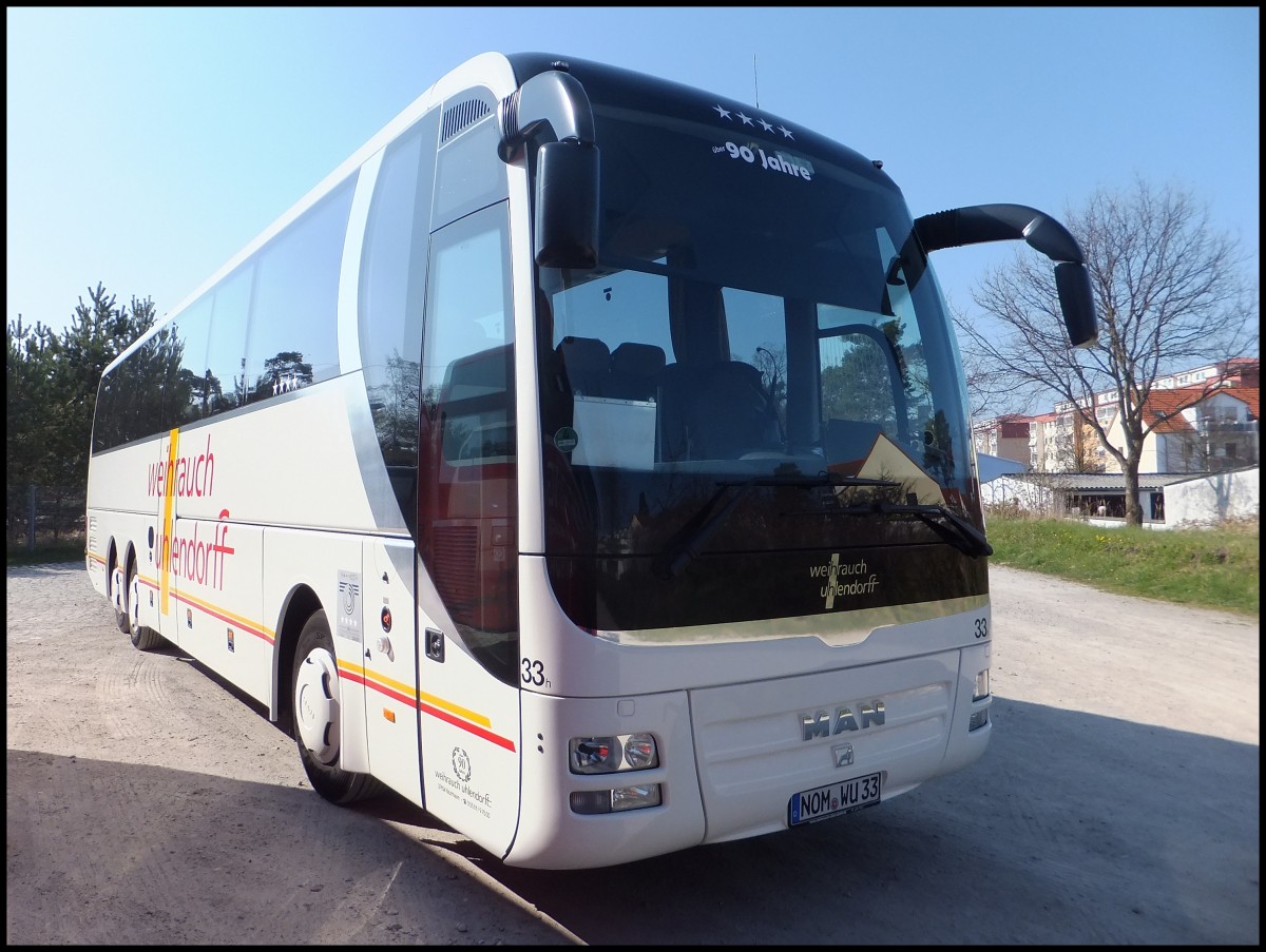 MAN Lion's Coach von Weihrauch-Uhlendorff aus Deutschland in Binz.