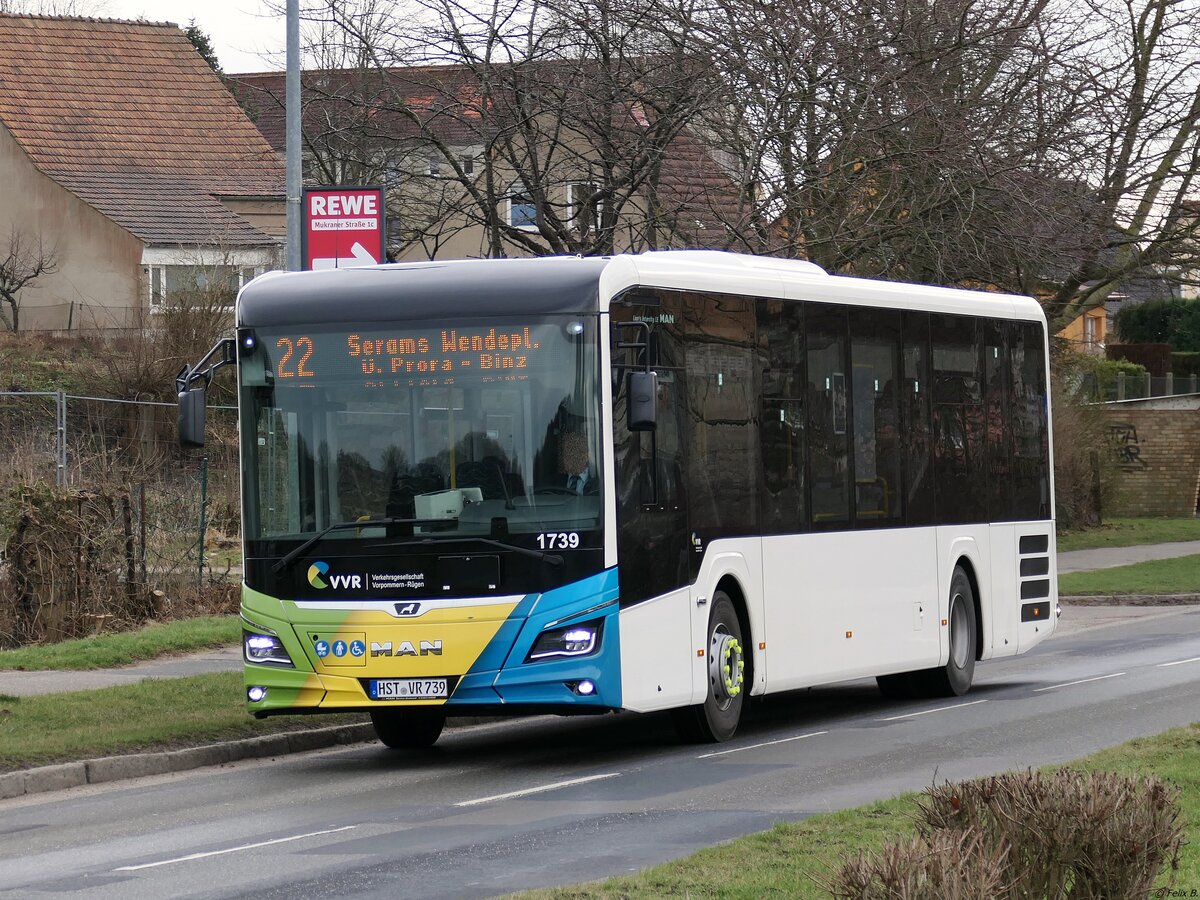 MAN Lion's Intercity LE der VVR in Sassnitz.