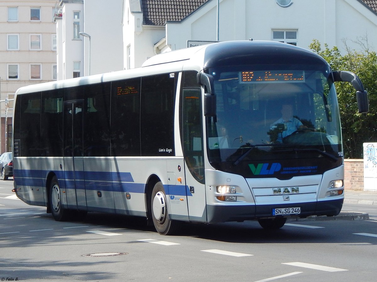 MAN Lion's Regio der Verkehrsgesellschaft Ludwigslust-Parchim mbH in Schwerin.