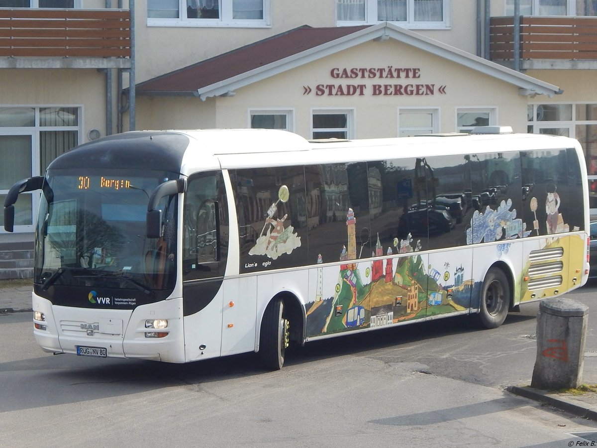 MAN Lion's Regio der VVR in Bergen am 07.04.2016