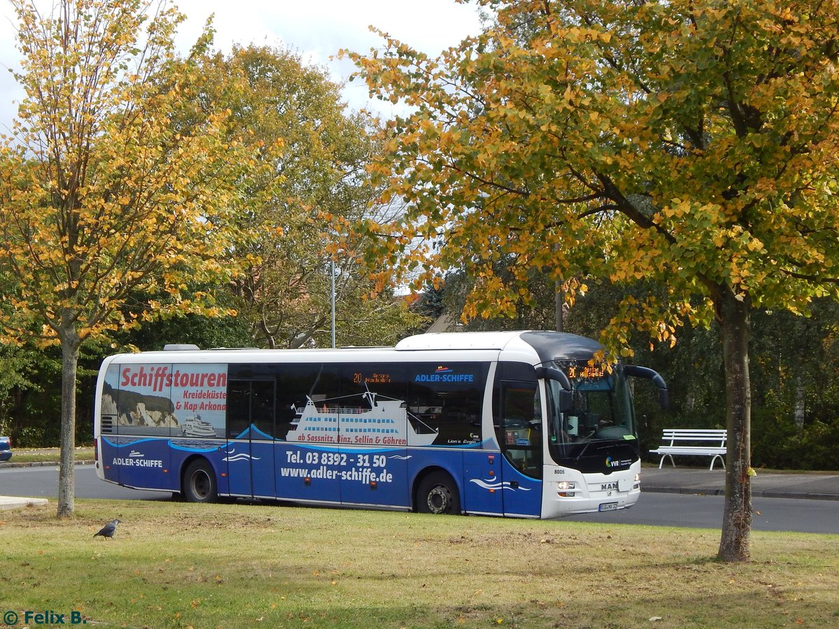 MAN Lion's Regio der VVR in Sasnitz.