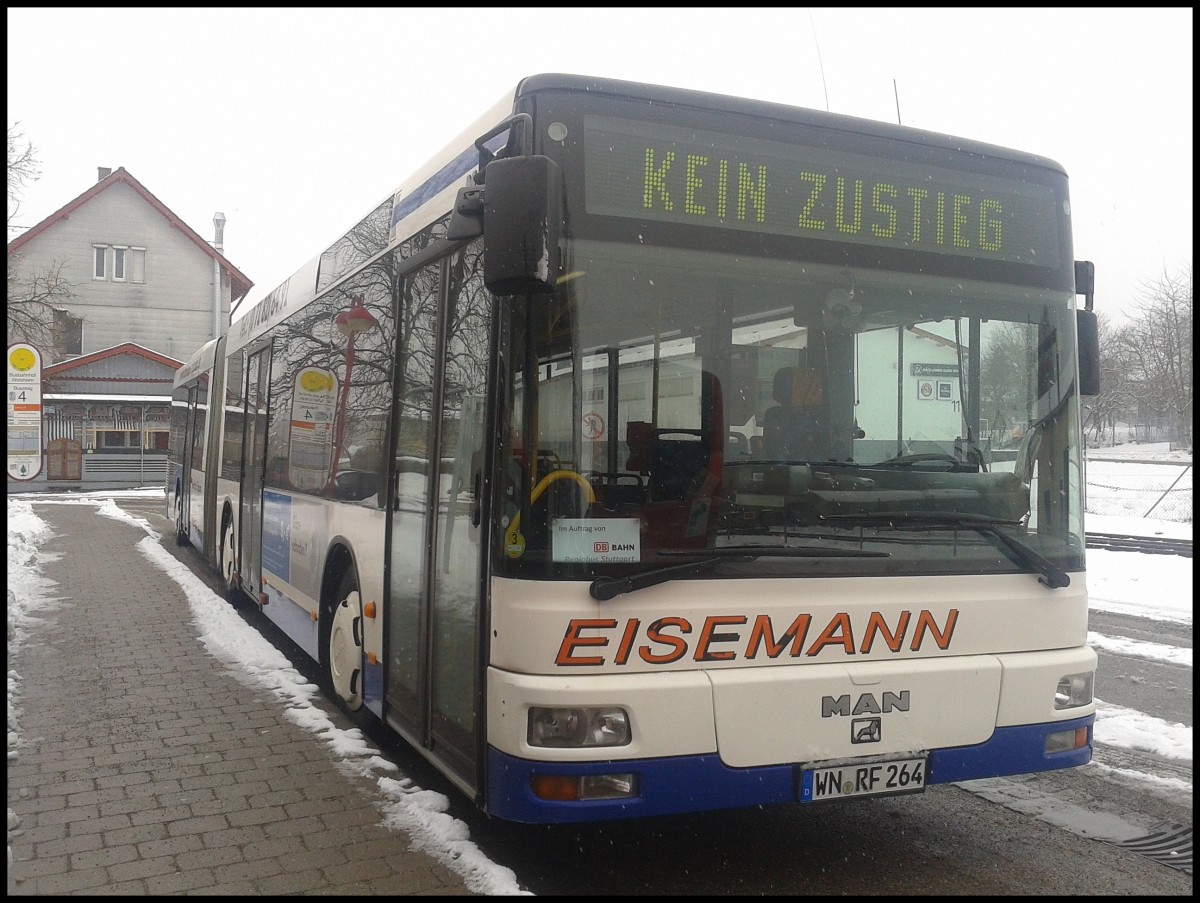 MAN Niederflurbus 2. Generation von Eisemann aus Deutschland in Welzheim.