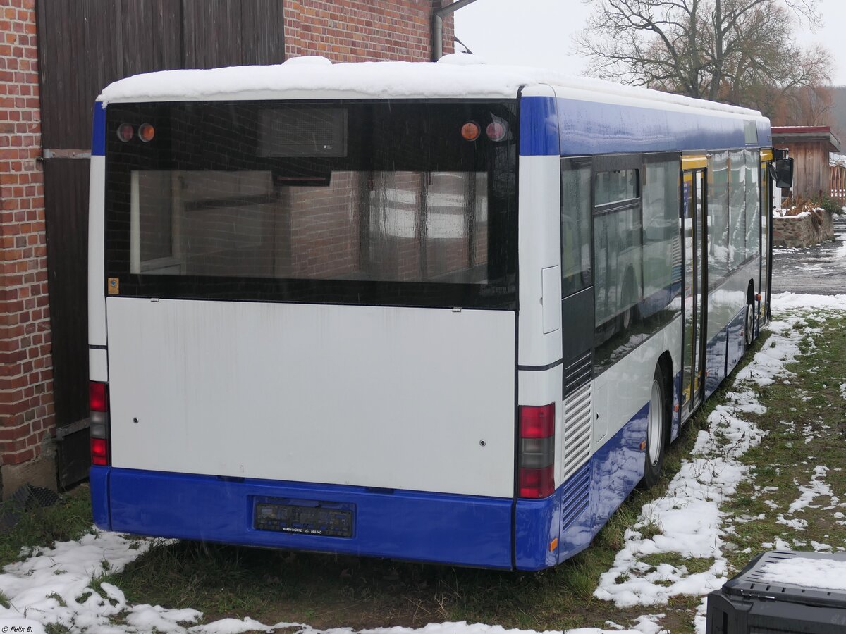 MAN Niederflurbus 2. Generation ex MVVG in Sandhagen. 