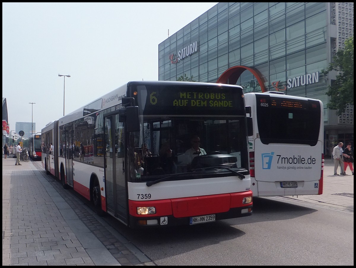 MAN Niederflurbus 2. Generation der Hamburger Hochbahn AG in Hamburg.