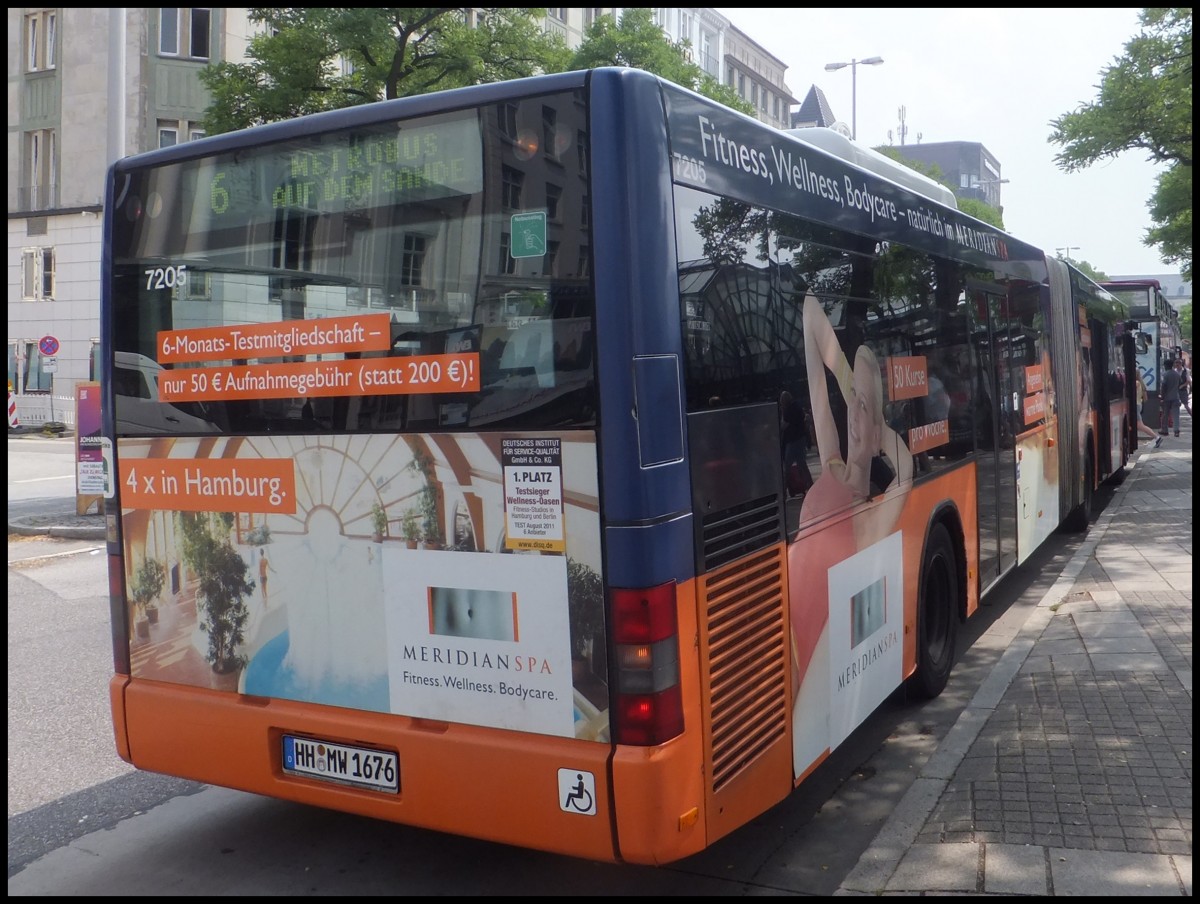 MAN Niederflurbus 2. Generation der Hamburger Hochbahn AG in Hamburg.