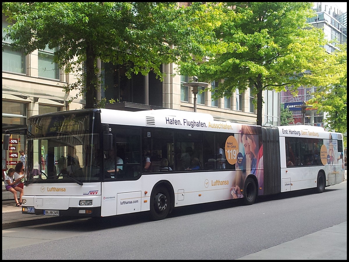 MAN Niederflurbus 2. Generation der Hamburger Hochbahn AG in Hamburg.