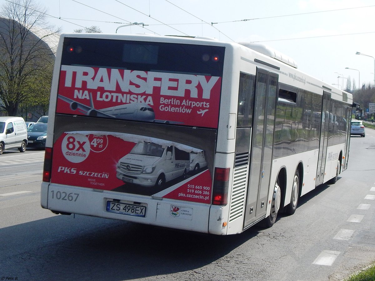 MAN Niederflurbus 2. Generation von PKS Szczecin aus Polen in Stettin.