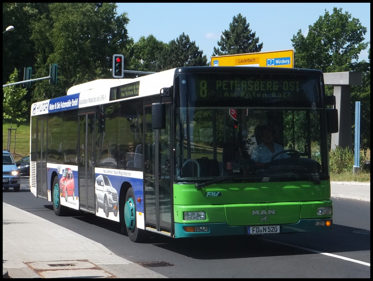 MAN Niederflurbus 2. Generation der WAG in Fulda.